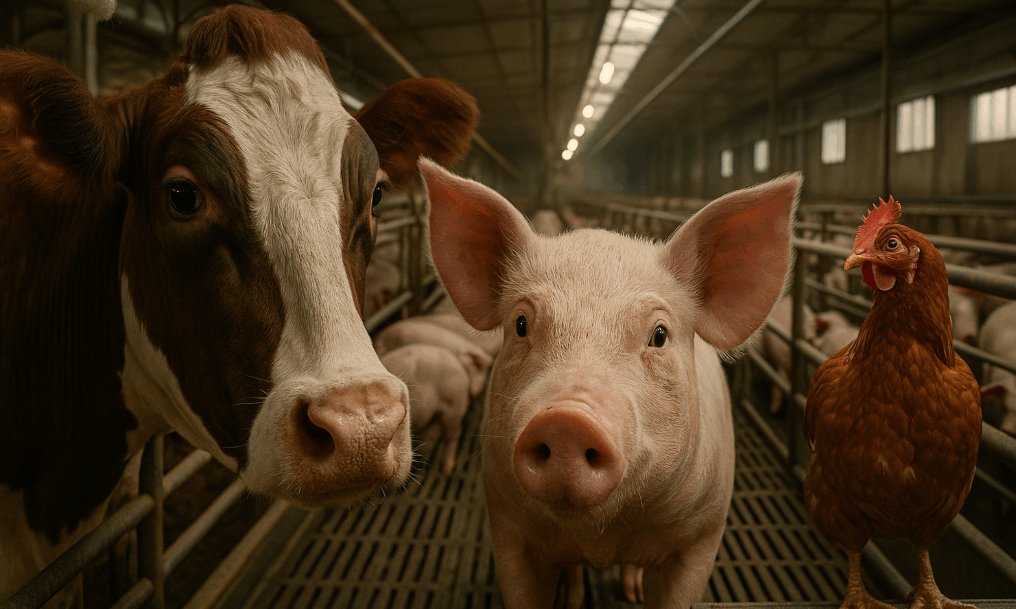 Farm animals cute
